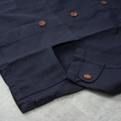 Uskees 3004 Button Jacket - Midnight Blue -Nudie Barney Shop 3004ButtonJacket MidnightBlue3 1024x1024