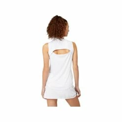 Alternative view of ASICS COURT GRAPHIC TANK 2042A188-100 WHITE LADIES