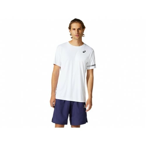 ASICS COURT SS TEE 2041A136-100 WHITE MENS TENNIS 3 ASICS COURT SS TEE 2041A136-100 WHITE MENS TENNIS