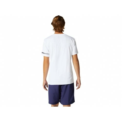 ASICS COURT SS TEE 2041A136-100 WHITE MENS TENNIS 4 ASICS COURT SS TEE 2041A136-100 WHITE MENS TENNIS - Image 2