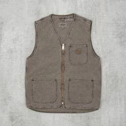 Carhartt WIP Arbor Vest - Black Faded