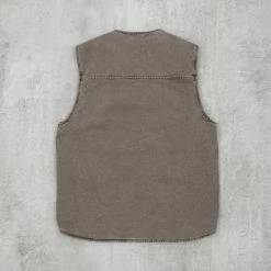 Carhartt WIP Arbor Vest - Black Faded -Nudie Barney Shop ArborVest BlackFaded4 1024x1024
