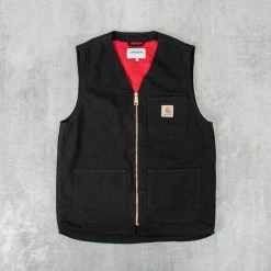 Carhartt WIP Arbor Vest - Black Rinsed