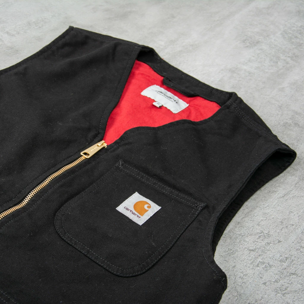 Carhartt WIP Arbor Vest - Black Rinsed 4 Carhartt WIP Arbor Vest - Black Rinsed - Image 2