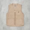 Carhartt WIP Arbor Vest - Dusty Hamilton Brown -Nudie Barney Shop ArborVest DustyHamiltonBrown1 1024x1024