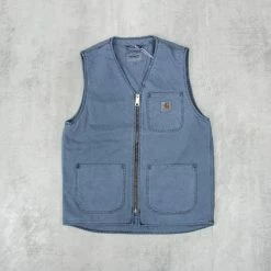 Carhartt WIP Arbor Vest - Storm Blue Faded