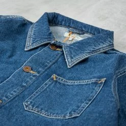 Nudie Barney Worker Jacket - 90s Blue 9 Nudie Barney Worker Jacket - 90s Blue -Nudie Barney Shop BarneyWorkerJacket 90sBlue3 1024x1024