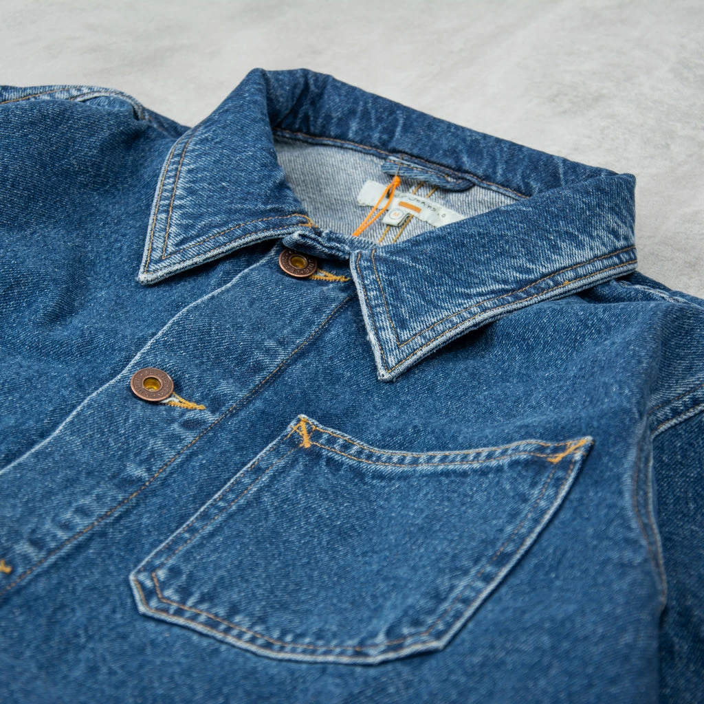 Nudie Barney Worker Jacket - 90s Blue 6 Nudie Barney Worker Jacket - 90s Blue - Image 4