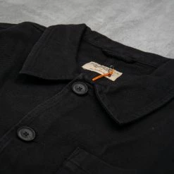 Nudie Barney Worker Jacket - Black -Nudie Barney Shop BarneyWorkerJacket Black2 1024x1024
