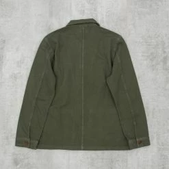 Nudie Barney Worker Jacket - Olive -Nudie Barney Shop BarneyWorkerJacket Olive4 1024x1024