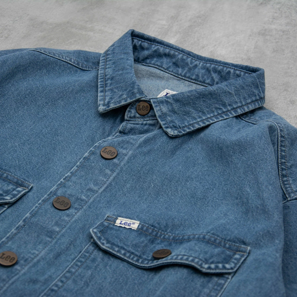 Lee Workwear Overshirt - Grey Bala 4 Lee Workwear Overshirt - Grey Bala - Image 2