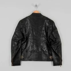 Shangri La Heritage Cafe Racer Leather Jacket - Black 10 Shangri La Heritage Cafe Racer Leather Jacket - Black -Nudie Barney Shop Cafe Racer Leather Jacket black 2 1024x1024