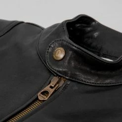 Alternative view of Shangri La Heritage Cafe Racer Leather Jacket - Black