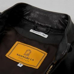 Shangri La Heritage Cafe Racer Leather Jacket - Black 13 Shangri La Heritage Cafe Racer Leather Jacket - Black -Nudie Barney Shop Cafe Racer Leather Jacket black 6 1024x1024