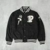 By Parra Cloudy Star Varsity Jacket - Black -Nudie Barney Shop CloudyStarVarsityJacket Black1 1024x1024