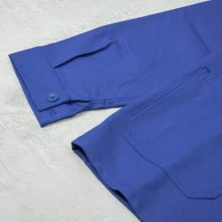 Le Laboureur Cotton Work Jacket - Bugatti Blue -Nudie Barney Shop CottonWorkJacket BugattiBlue2 1024x1024