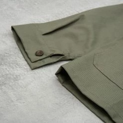 Le Laboureur Cotton Work Jacket - Olive -Nudie Barney Shop CottonWorkJacket Olive2 1024x1024
