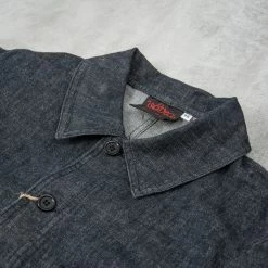 Vetra Cotton / Wool Workwear Jacket 5C - Denim 8 Vetra Cotton / Wool Workwear Jacket 5C - Denim -Nudie Barney Shop Cotton WoolWorkwearJacket5C Denim2 1024x1024