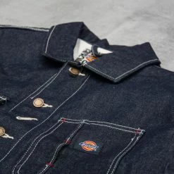 Dickies Denim 100 Chore Coat - Raw -Nudie Barney Shop Denim100ChoreCoat Raw2 1024x1024