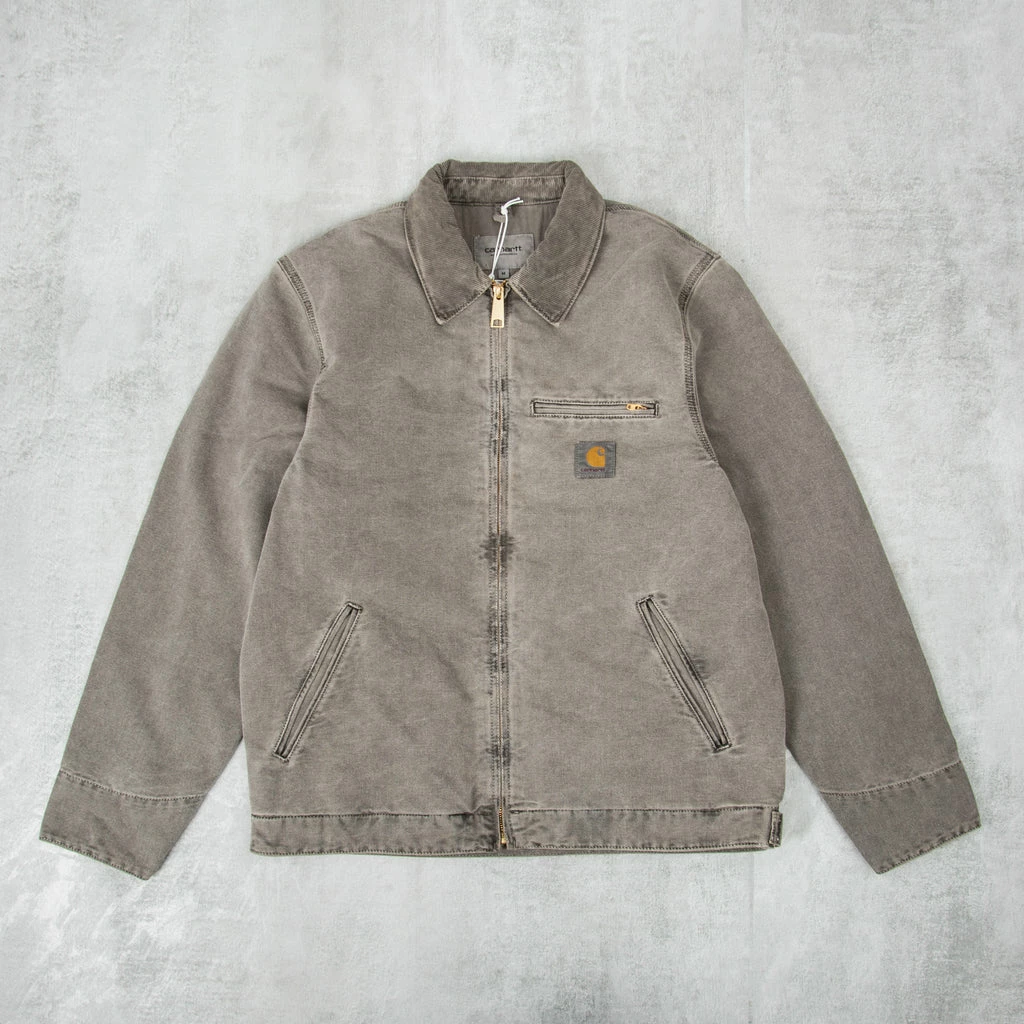 Carhartt WIP Detroit Jacket - Black Faded 3 Carhartt WIP Detroit Jacket - Black Faded