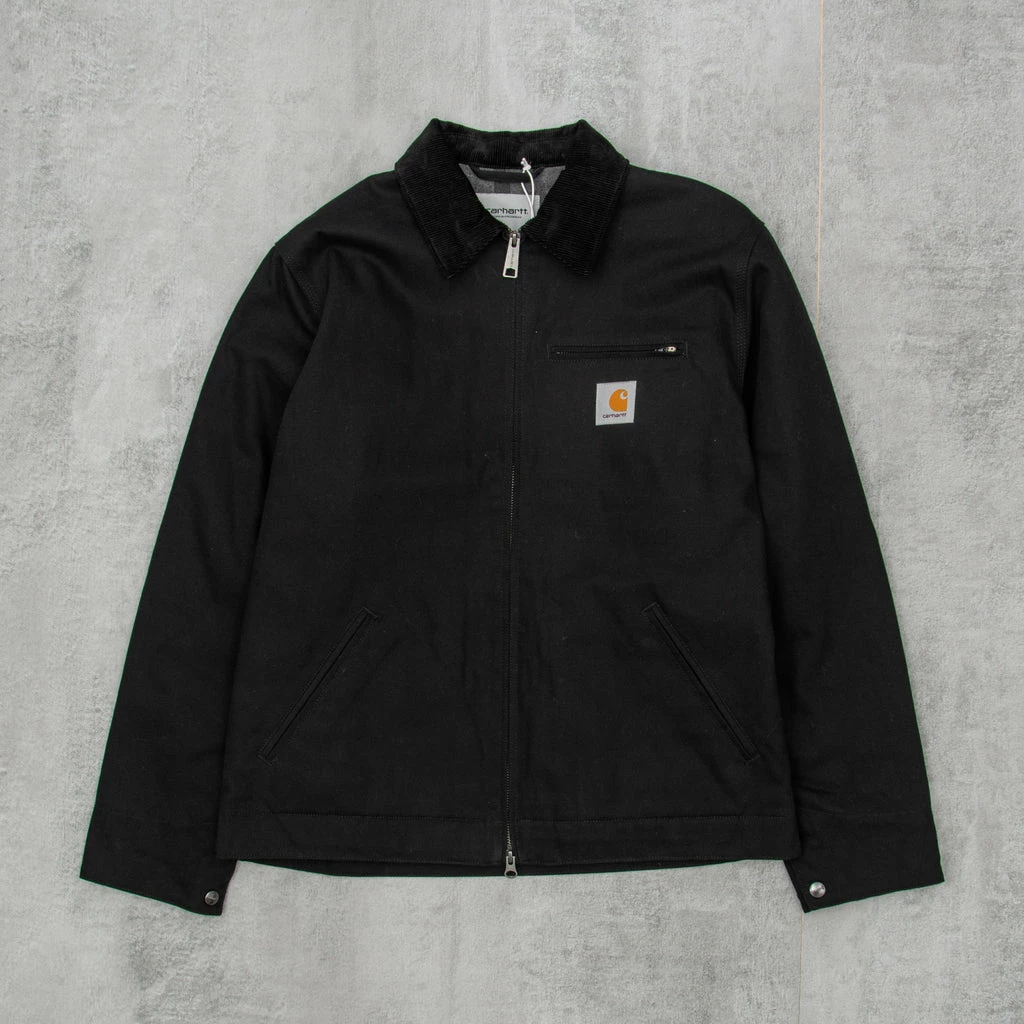 Carhartt WIP Detroit Jacket - Black Rigid 3 Carhartt WIP Detroit Jacket - Black Rigid