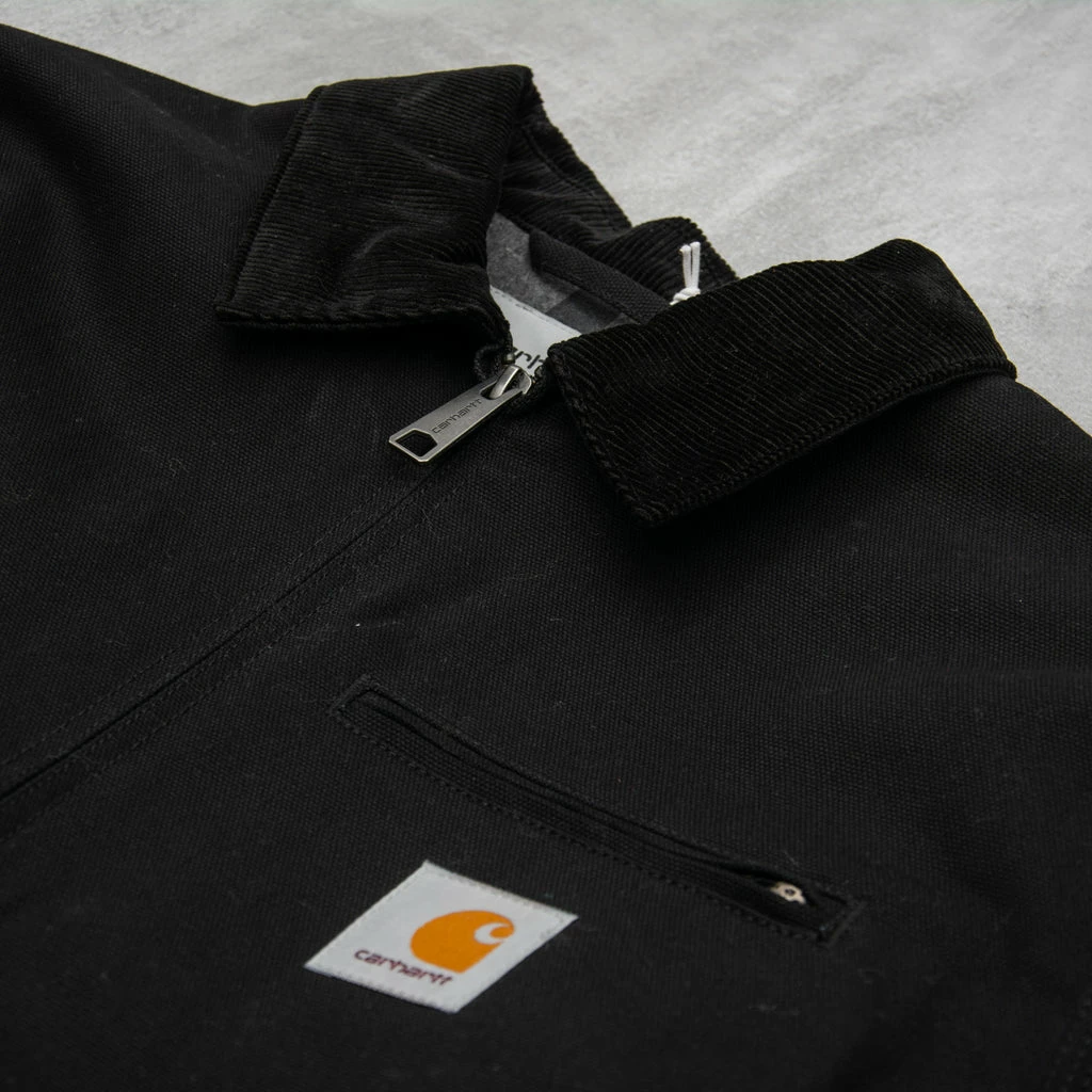 Carhartt WIP Detroit Jacket - Black Rigid 6 Carhartt WIP Detroit Jacket - Black Rigid - Image 4