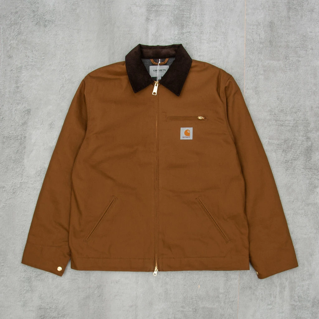 Carhartt WIP Detroit Jacket - Hamilton Brown Rigid 3 Carhartt WIP Detroit Jacket - Hamilton Brown Rigid