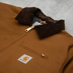 Carhartt WIP Detroit Jacket - Hamilton Brown Rigid 10 Carhartt WIP Detroit Jacket - Hamilton Brown Rigid -Nudie Barney Shop DetroitJacket HamiltonBrownRigid2 1024x1024