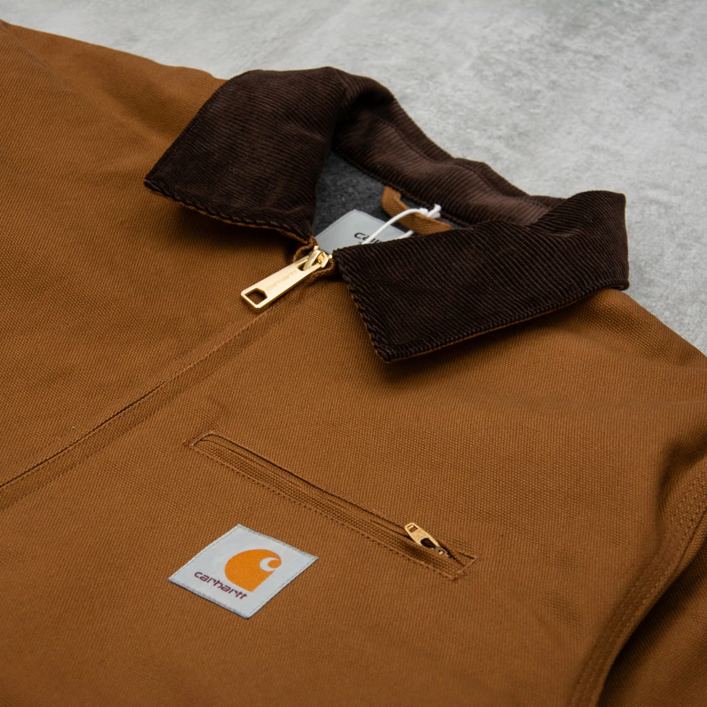 Carhartt WIP Detroit Jacket - Hamilton Brown Rigid 6 Carhartt WIP Detroit Jacket - Hamilton Brown Rigid - Image 4
