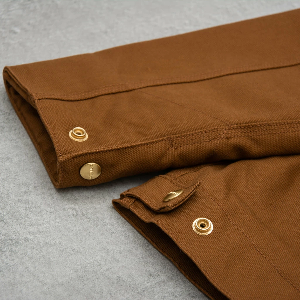 Carhartt WIP Detroit Jacket - Hamilton Brown Rigid 7 Carhartt WIP Detroit Jacket - Hamilton Brown Rigid - Image 5