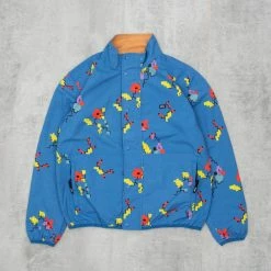 Obey Digital Reversible Jacket - Atlantic Blue / Multi