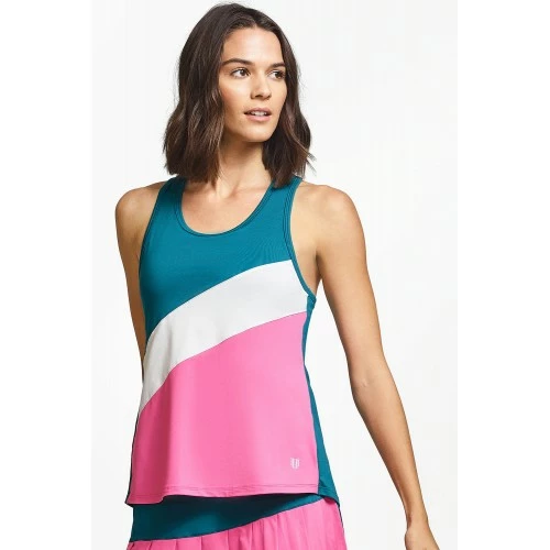 ELEVEN LEGACY RACE DAY TANK TA249-345 GREEN/WHITE/PINK 3 ELEVEN LEGACY RACE DAY TANK TA249-345 GREEN/WHITE/PINK