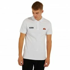 ELLESSE MONTURA POLO SHS04475 WHITE MENS TENNIS POLO