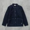 Nudie Fred Cloth Jacket - Navy -Nudie Barney Shop FredClothJacket Navy1 1024x1024