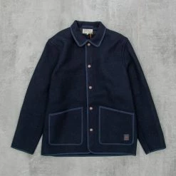 Nudie Fred Cloth Jacket - Navy