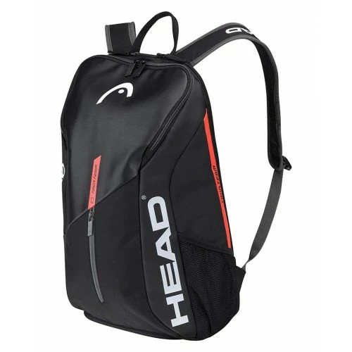 HEAD TOUR TEAM BACKPACK 283512 BLACK/ORANGE TENNIS BAG 3 HEAD TOUR TEAM BACKPACK 283512 BLACK/ORANGE TENNIS BAG