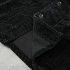 Vetra Heavyweight Cord Jacket - Black -Nudie Barney Shop HeavyweightCordJacket Black3 1024x1024
