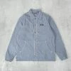 Dickies Hickory Coach Jacket - Air Force Blue -Nudie Barney Shop HickoryCoachJacket AirForceBlue1 1024x1024
