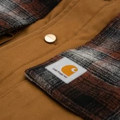 Carhartt Highland Jacket - Hamilton Brown / Highland Check Offroad -Nudie Barney Shop HighlandJacket HamiltonBrown HighlandCheckOffroad2 1024x1024