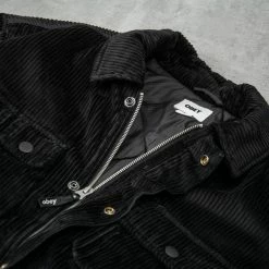 Obey Larson Jacket - Black -Nudie Barney Shop LarsonJacket Black4 1024x1024