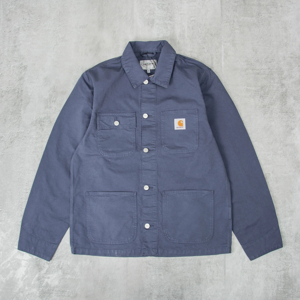 Carhartt WIP Michigan Coat Twill - Storm Blue 3 Carhartt WIP Michigan Coat Twill - Storm Blue