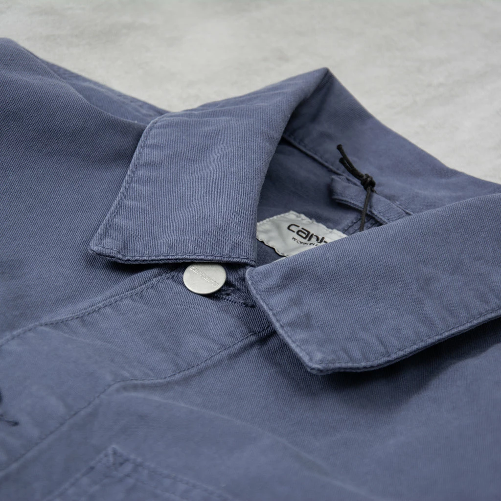 Carhartt WIP Michigan Coat Twill - Storm Blue 6 Carhartt WIP Michigan Coat Twill - Storm Blue - Image 4