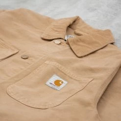 Carhartt WIP Michigan Coat Worn Canvas - Dusty H Brown -Nudie Barney Shop MichiganCoatWornCanvas DustyHBrown2 1024x1024