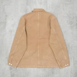 Carhartt WIP Michigan Coat Worn Canvas - Dusty H Brown -Nudie Barney Shop MichiganCoatWornCanvas DustyHBrown5 1024x1024