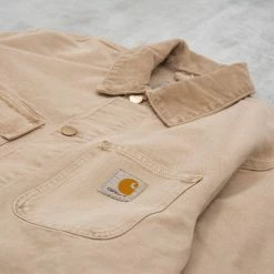 Carhartt WIP Michigan Faded Coat - Dusty H Brown -Nudie Barney Shop MichiganFadedCoat DustyHBrown2 1024x1024
