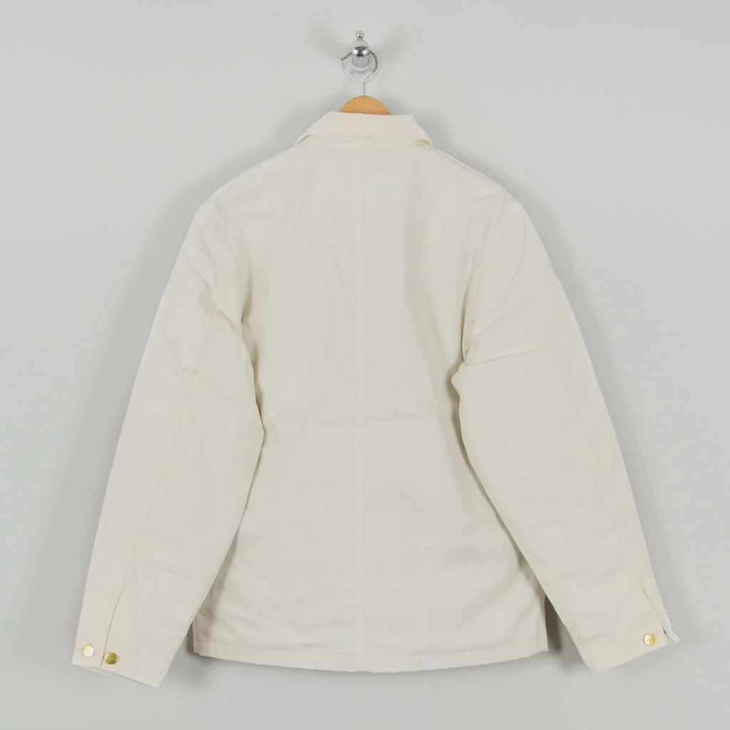 Carhartt WIP Michigan Lined Chore Coat AW - Wax Rigid 5 Carhartt WIP Michigan Lined Chore Coat AW - Wax Rigid - Image 3