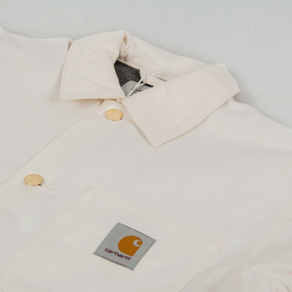 Carhartt WIP Michigan Lined Chore Coat AW - Wax Rigid 6 Carhartt WIP Michigan Lined Chore Coat AW - Wax Rigid - Image 4