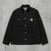 Carhartt WIP Michigan Lined Chore Coat AW - Black Rigid -Nudie Barney Shop MichiganLinedChoreCoatAW BlackRigid1 1024x1024
