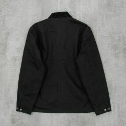 Carhartt WIP Michigan Lined Chore Coat AW - Black Rigid -Nudie Barney Shop MichiganLinedChoreCoatAW BlackRigid4 1024x1024