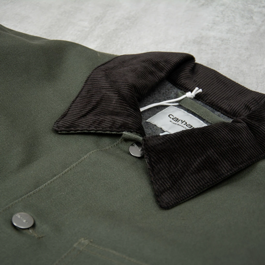Carhartt WIP Michigan Lined Chore Coat AW - Boxwood 5 Carhartt WIP Michigan Lined Chore Coat AW - Boxwood - Image 3